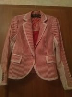 ZARA Sommerblazer rot-weiß Streifen,Baumw.+Visc.+Seide,Gr.M/S,TOP Berlin - Wilmersdorf Vorschau