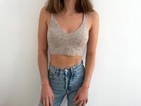 H&M Trend Wolle M Crop Top gestreift BH Bustier bauchfrei Friedrichshain-Kreuzberg - Friedrichshain Vorschau