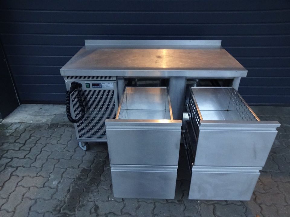 Rieber Kühlschrank 4x 1/1 GN Gastro Verkaufstheke VA Ausgabetheke in Lingen (Ems)