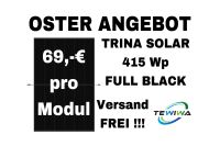 69€/Modul-Oster-Angebot-Palette ✅ - 36 x Trina 415 Wp Full Black Solarmodul PV Solar Photovoltaik Hessen - Waldems Vorschau