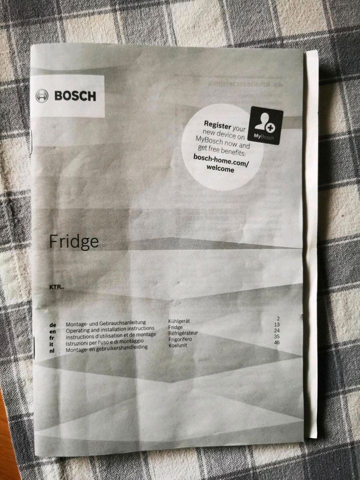 Kühlschrank von Bosch mit Garantie neu in Berlin