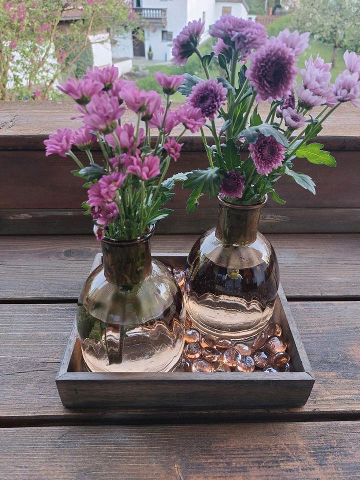Tisch dekoratives    Vasen Set in Weyarn