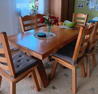 Esstisch + 6 Stühle aus Eiche massiv Holz Rheinland-Pfalz - Wiltingen Vorschau