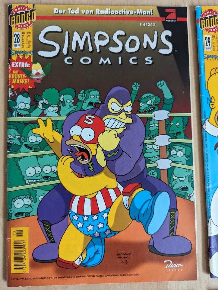 Simpsons Comics - 8 Stück - guter Zustand in Cham