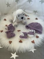 ❤ Frühchen Set ❤ Schuhe Mütze Gr. 44  ❤DIY gestrickt Bayern - Vilshofen an der Donau Vorschau