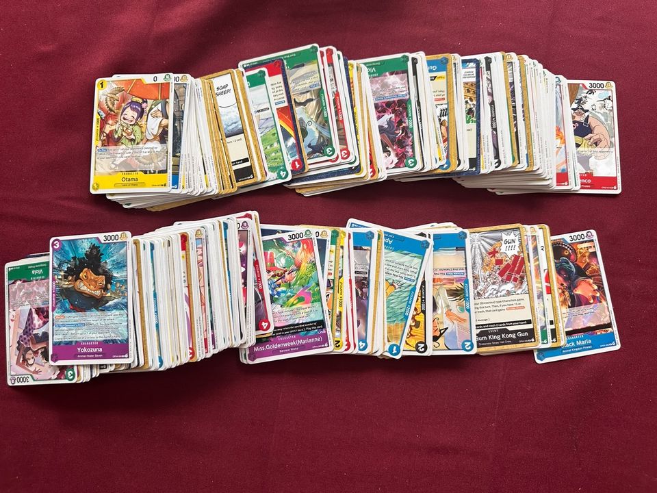 One Piece Op03/Op04 Bulk 250+ Karten in Traunreut