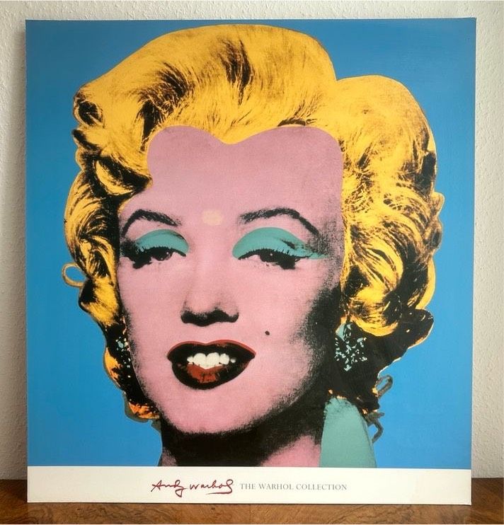 Andy Warhol Marilyn Monroe Poster auf Holz in Herrenberg