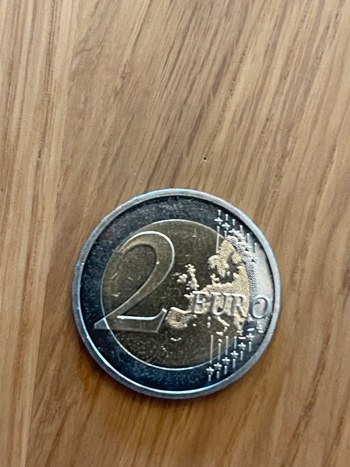 2 Euro Münze Strichmännchen in Oldisleben