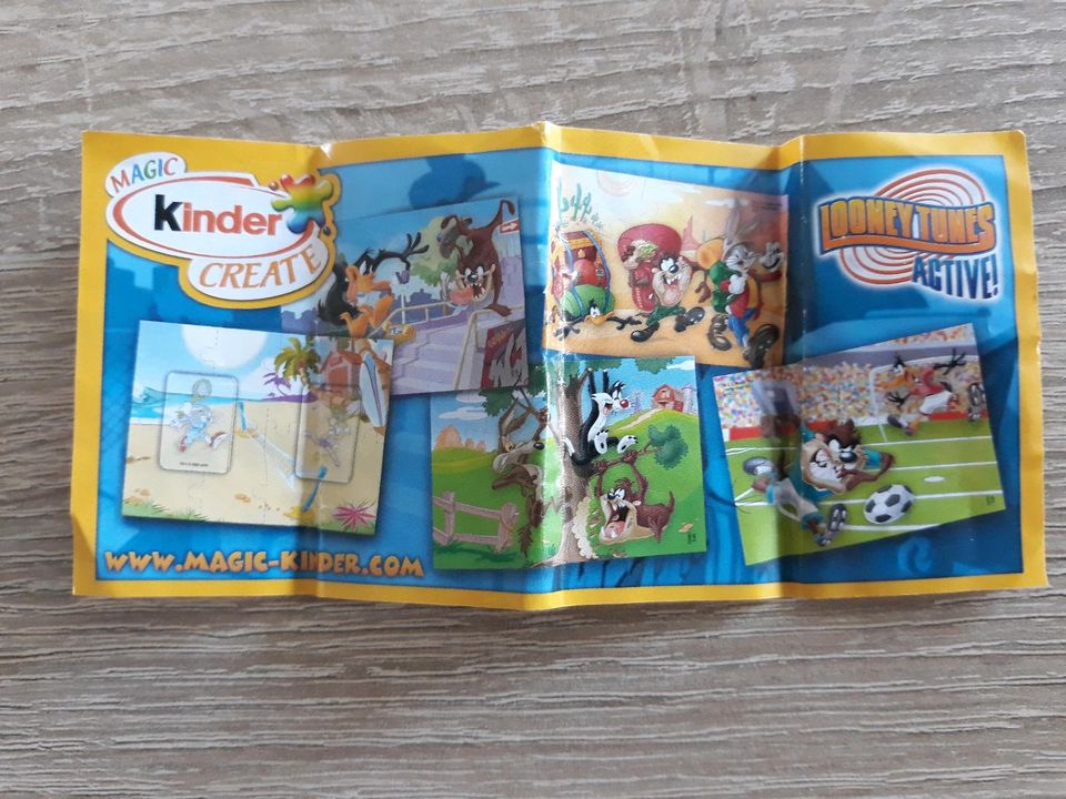 Ü-Ei Kinderüberraschung Figuren Looney Tunes active/Piste Puzzle in Bremen