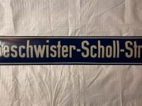 Geschwister-Scholl-Str. - Straßenschild Saarland - Ottweiler Vorschau