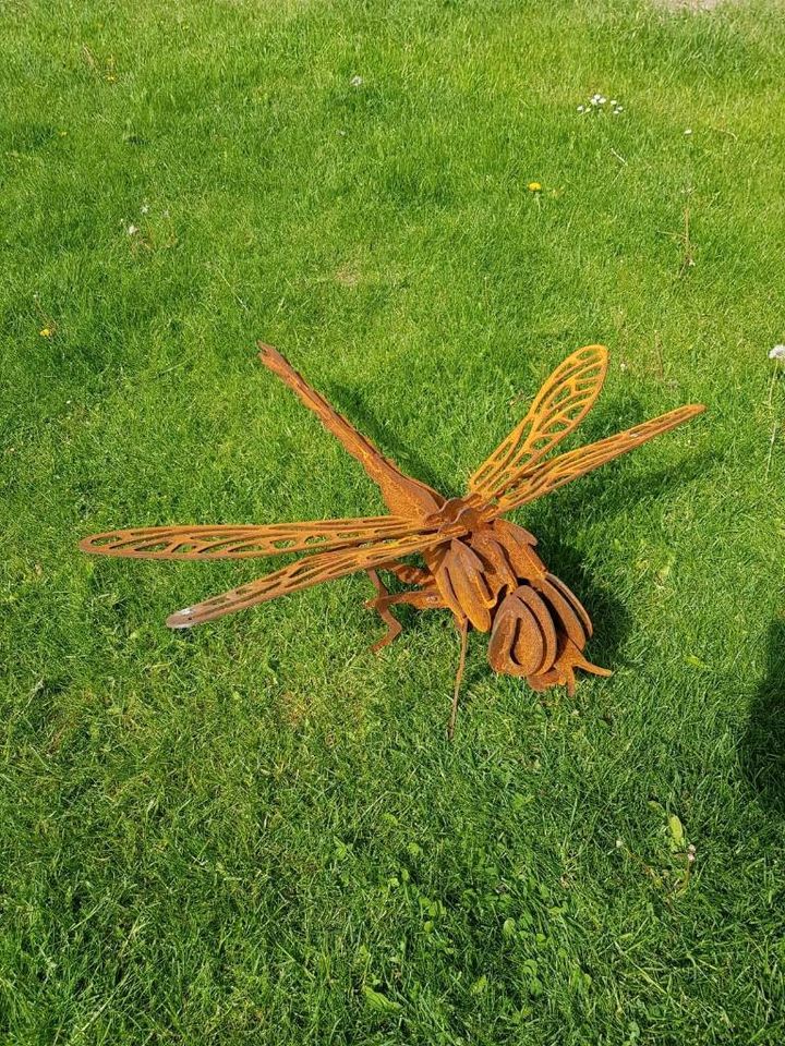 Libelle / 3D Puzzle / Rost / Metall / Antik / Gartendeko in Mötzing