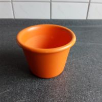 Blumentopf mittel Ø 9,5 cm orange wie neu Übertopf Sachsen-Anhalt - Halle Vorschau