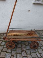 Handwagen # Bollerwagen # Kinderwagen # Holz #Wagen Sachsen - Großnaundorf Vorschau