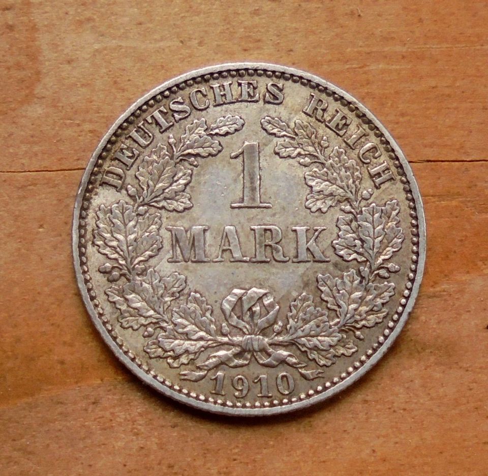 Kaiserreich: 1 Mark 1910 E Silber in Bippen