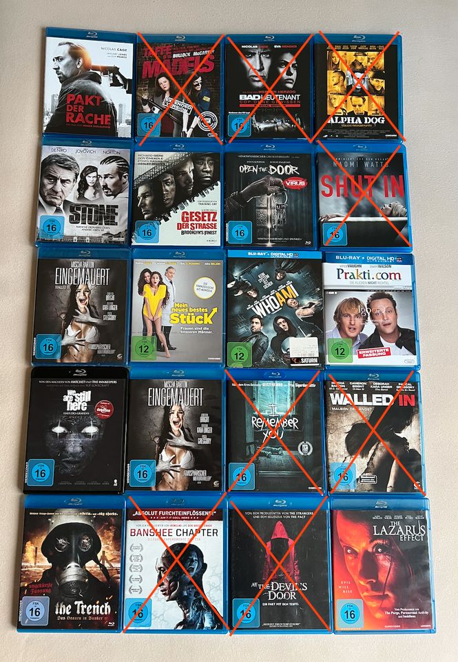 Große Blu Ray und DVD Sammlung, Filme zum aussuchen in Hamburg