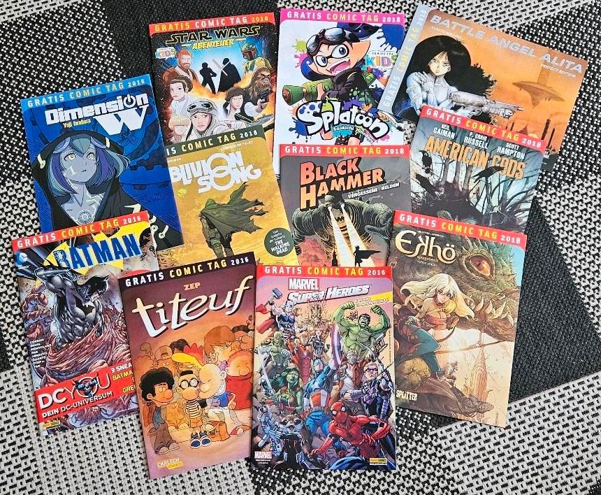 +40 Comics/Mangas (Spiderman, Superman, Marvel, DC) in Göppingen
