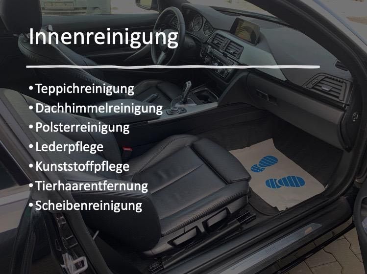 Innenreinigung Hochglanzpolitur Fahrzeugpflege Autoaufbereitung in Weimar (Lahn)