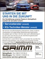 KFZ-Techniker Meister/ Serviceberater (m/w/d) Bayern - Schopfloch Vorschau