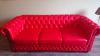 ⭐Chesterfield⭐ 3'er Sofa Couch Kunstleder rot neu Brandenburg - Senftenberg Vorschau