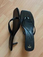 Zara Sandalette mit Kittenheel 39 schwarz Nürnberg (Mittelfr) - Nordstadt Vorschau