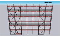 Layher Gerüst Komplettpaket 257qm - Feldlänge 2,57m - Länge 17,99m - Arbeitshöhe 14,30m - 250qm, 255qm, 260qm Hessen - Eschenburg Vorschau