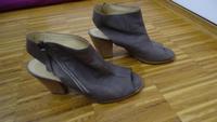 PAUL GREEN Peeptoes Leder taupe, beige - Größe 7, 40 1/2 -wie neu Thüringen - Heilbad Heiligenstadt Vorschau