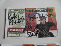 Paul McCartney Konzertticket 07.10.89 Frankfurt - 3fach signiert Niedersachsen - Bad Nenndorf Vorschau