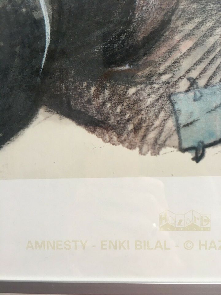Enki Bilal Kunstdruck AMNESTY INTERNATIONAL in Herzogenrath