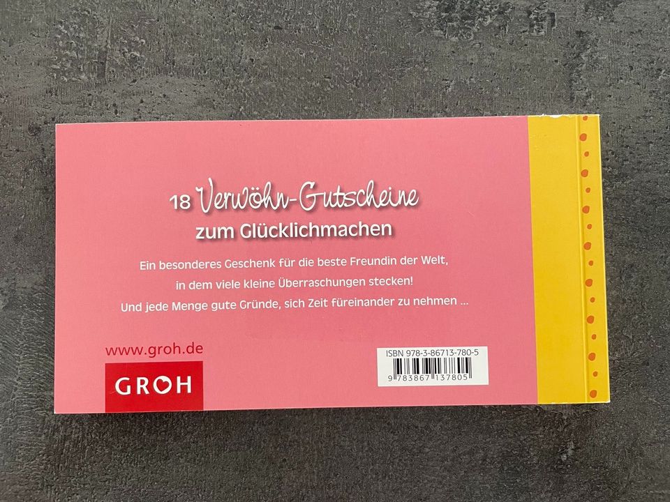 Gutschein Buch für die beste Freundin der Welt NEU!! in Marktsteft