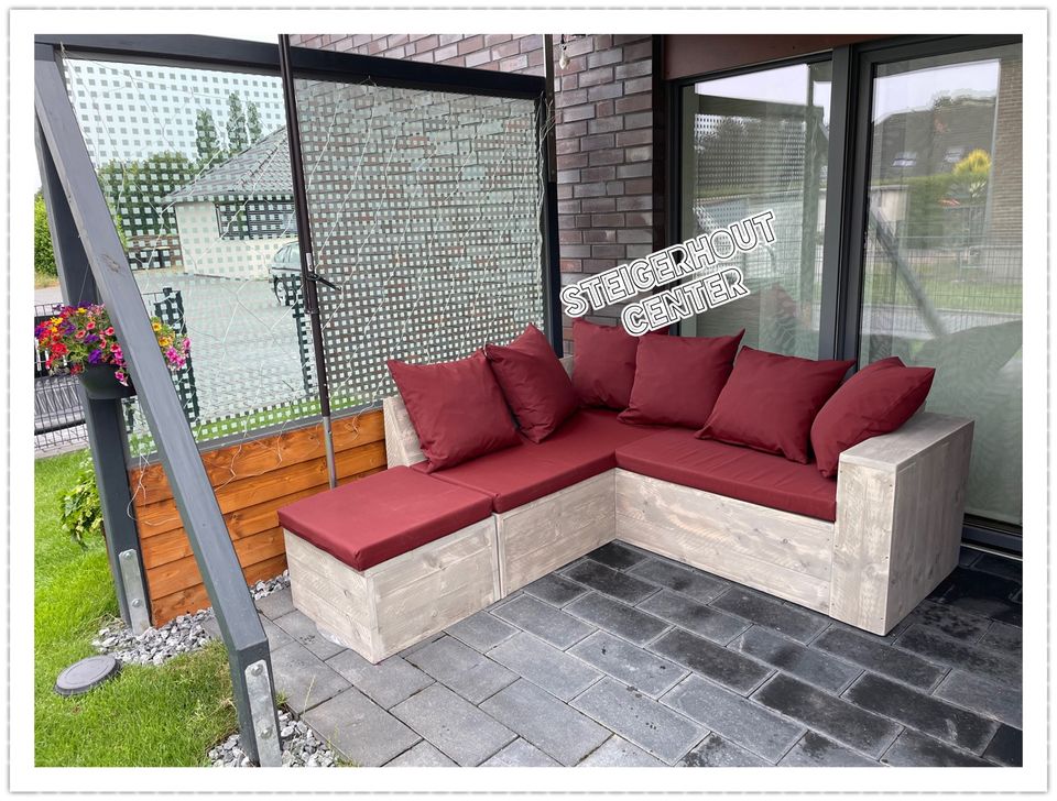 Robust Lounge-Set Lounge Sofa Eckbänken Terrassenmöbel Sitzgruppe in Centrum