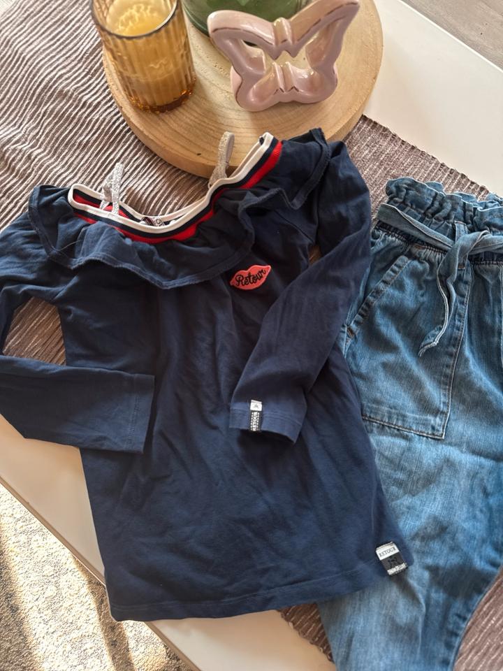 Next Pumphose & Retour Shirt shoulder off Gr 128/134 ❤️ in Nienburg (Weser)