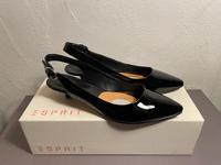 Esprit Sling Pumps schwarz Lack 39 Hessen - Eichenzell Vorschau