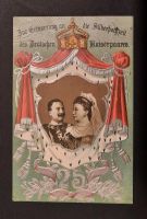 Postkarte Silberhochzeit Kaiser paar 1906 verschickt Farblitho Nordrhein-Westfalen - Roetgen Vorschau