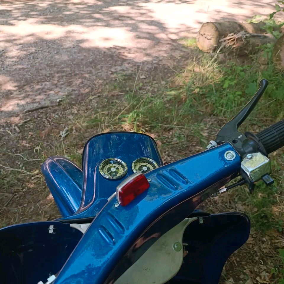 Simson Schwalbe kr51/2 Drehzahlmesser Langtuning in Ritschenhausen