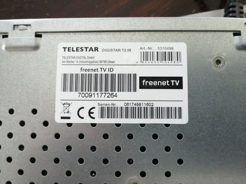 Telestar Digistar T2 IR Receiver für DVB-T2 in Essen