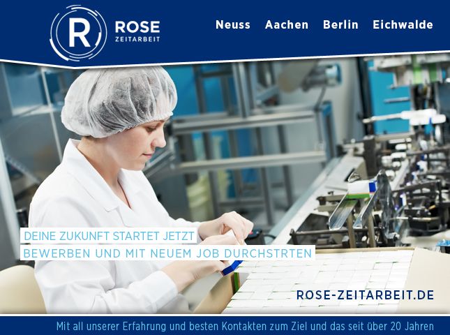 Rose Neuss: Helfer (m/w/d) für die Herstellung in Pulheim