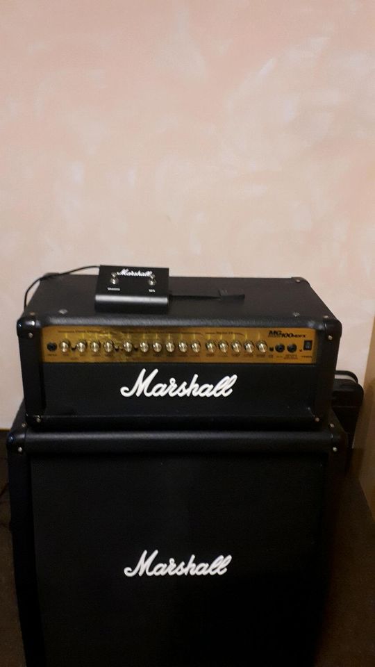 Marshall MG100HDFX+BoxMG412A+Fußschalter in Berchtesgaden