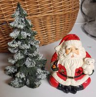Weihnachtsdeko Tannenbaum und Weihnachtsmann aus Keramik Lübeck - St. Gertrud Vorschau