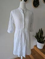 Boden Kleid Blusenkleid UK 10 S 36 weiß Stickerei Baumwolle Rheinland-Pfalz - Oberotterbach Vorschau