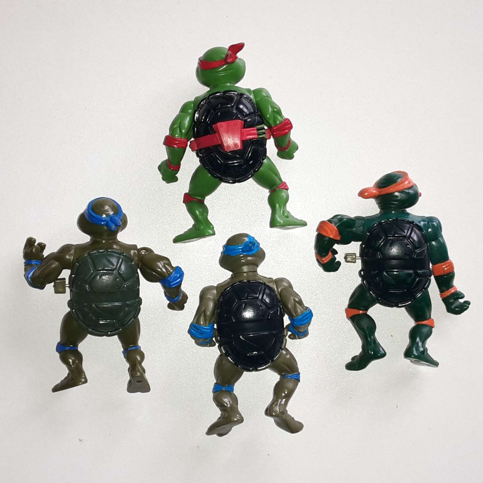 Teenage Mutant Ninja Turtles Action Figuren - Playmates 1989 - 90 in St. Ingbert