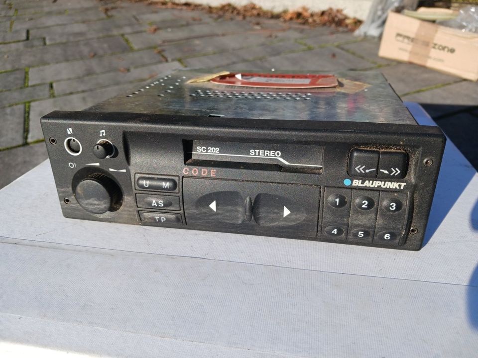 Blaupunkt SC 202 Autoradio Opel Radio Kassette Youngtimer in Odelzhausen