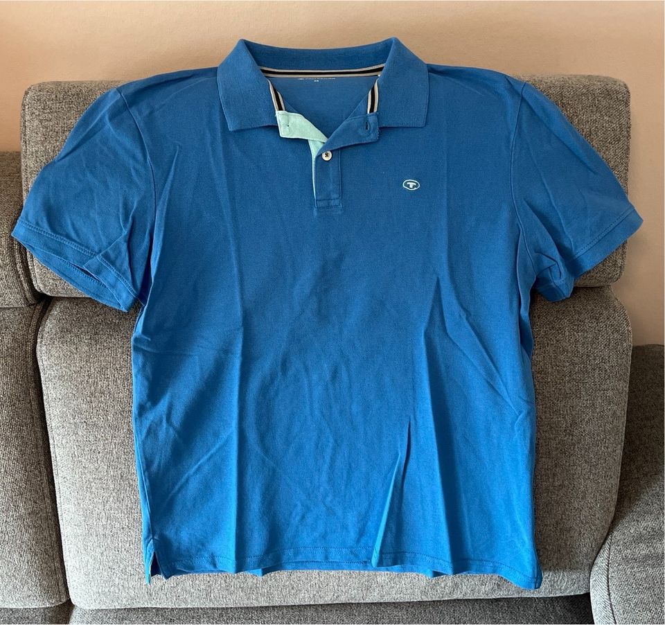 Tom Tailor Polo Shirt (M) Herren „Neuwertig“ Blau in Koblenz