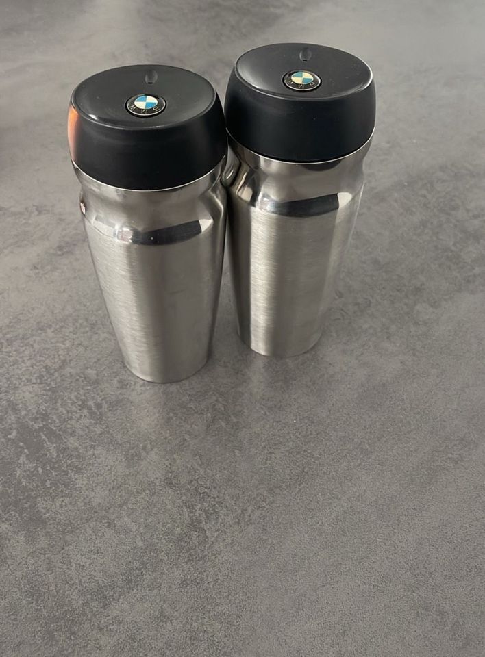 Neu ! Original BMW ISO Mug Thermo Becher Edelstahl 450ml für KFZ in München