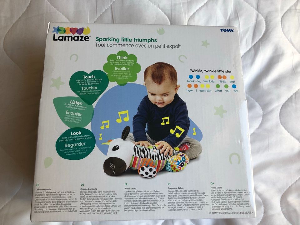 Tomy Lamaze Baby Zoe Zebra Musik Cosimo Concerto NEU & OVP in Hamburg