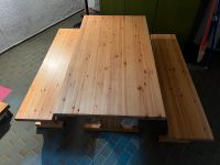 Holztisch mit passenden Bänken Nordrhein-Westfalen - Krefeld Vorschau