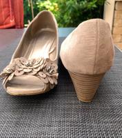 Da. Keilabsatz-Sommerschuh, Farbe beige, Gr. 39 Saarland - Homburg Vorschau