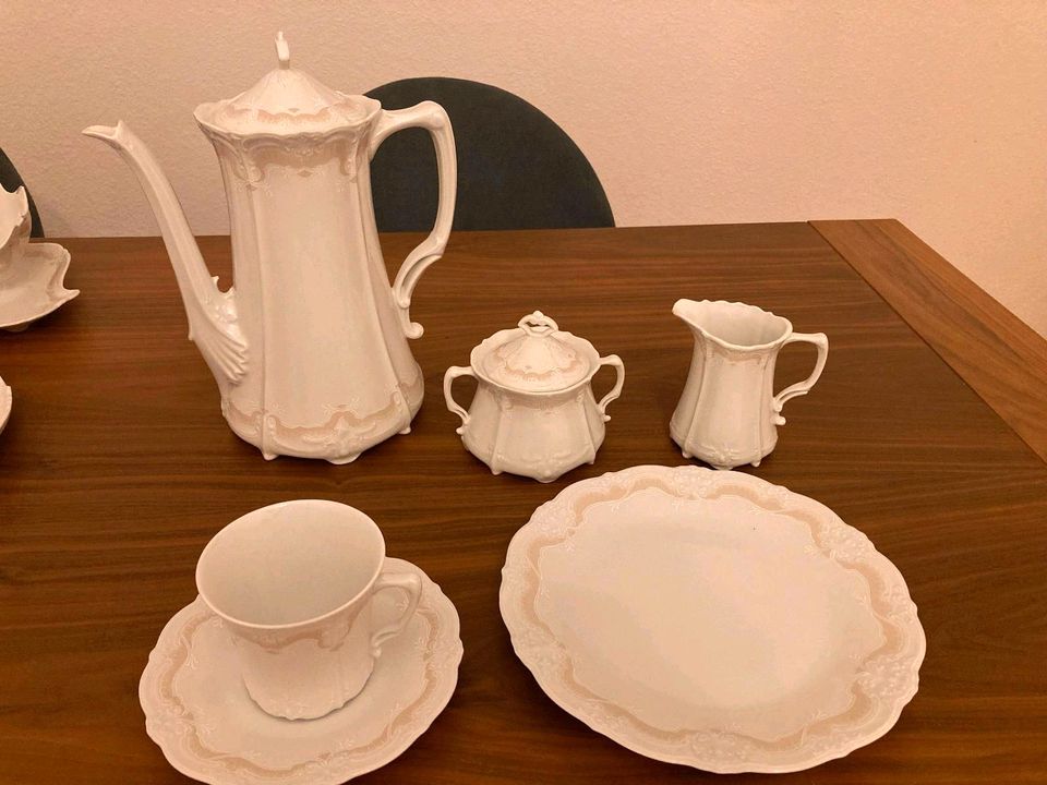 Tirschenreuth Bavaria 1838 Baronesse Veronique Kaffee Set in Hannover