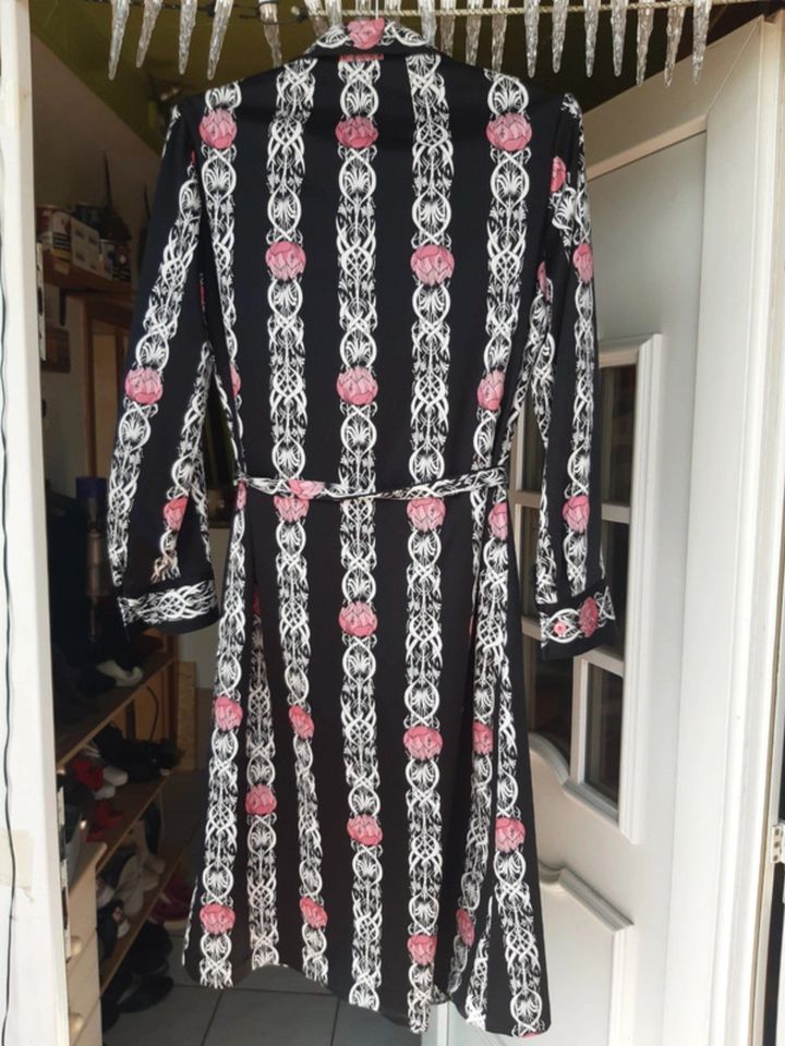 Vintage Kleid schwarz weiß rosa (71) in Neuenkirchen