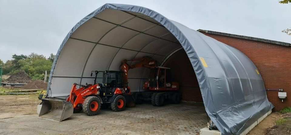 Agrotel Tunnel Rundbogenhalle Maschinenhalle in Filsum