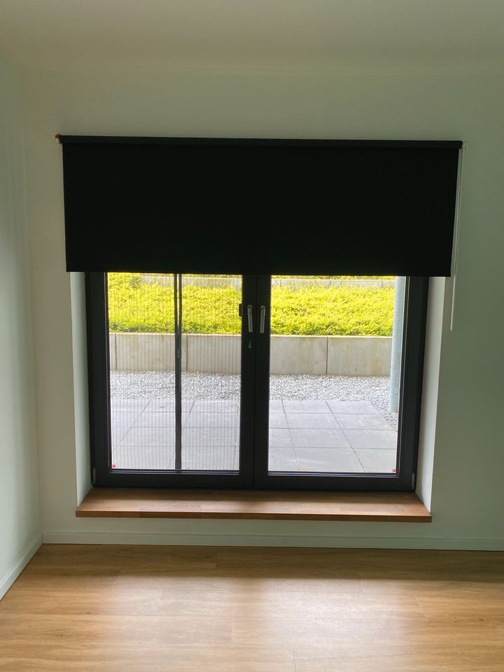 2x IKEA Rollo Fridans 200x195 schwarz in Laboe